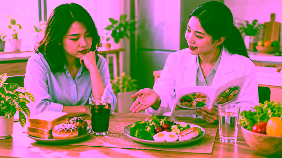 Chuyên gia dinh dưỡng tư vấn cân bằng thực phẩm tinh chế và rau đạm trong bữa ăn