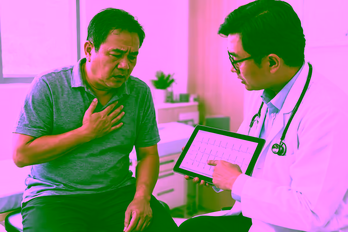 Thiếu máu cơ tim với người bệnh đau tức ngực được bác sĩ đánh giá