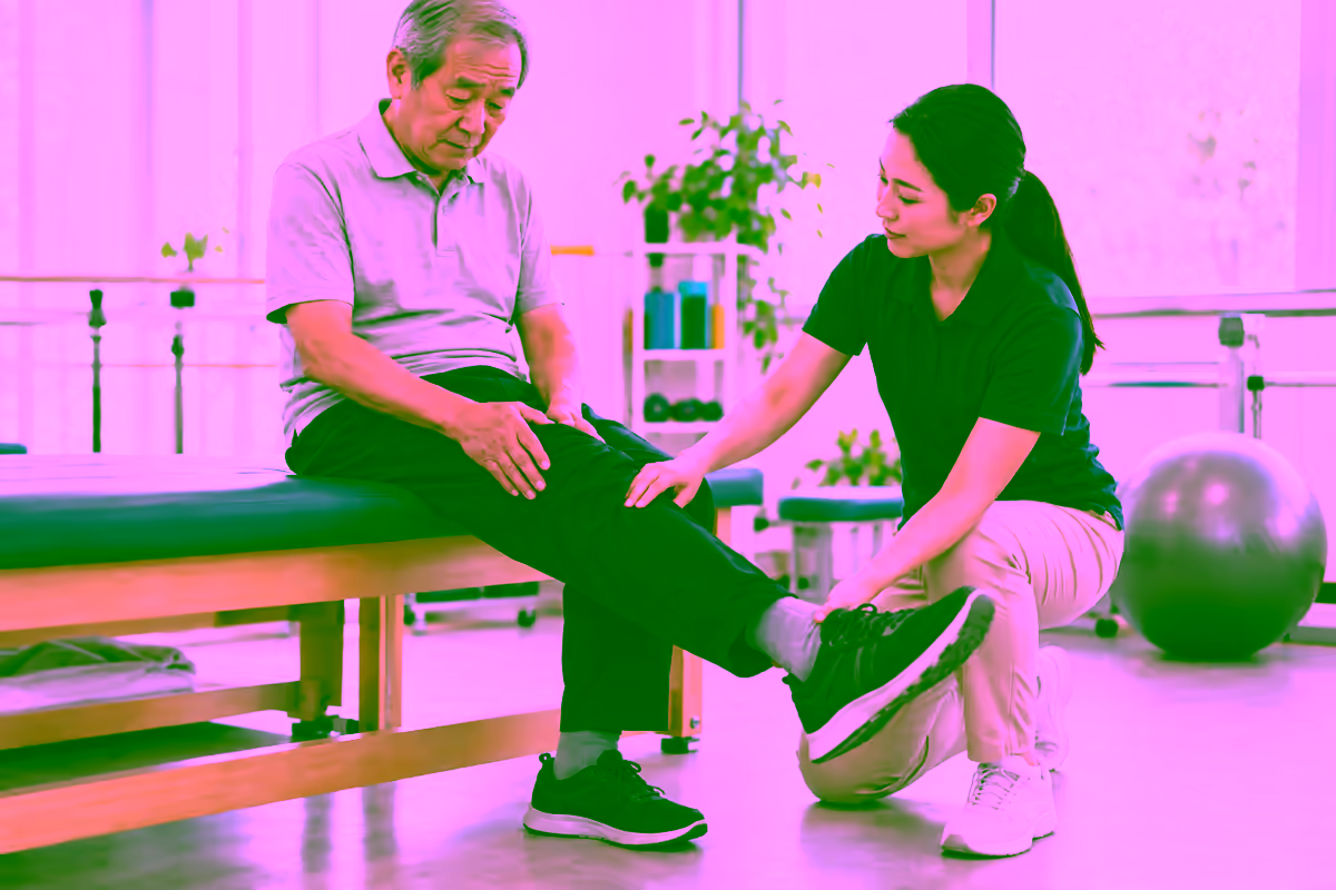 Thoái hóa khớp gối gây đau khi vận động được chuyên viên kiểm tra