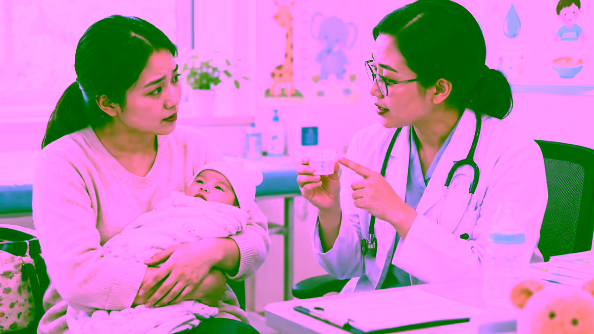 Bác sĩ hướng dẫn cha mẹ chăm sóc trẻ sơ sinh bị tiêu chảy và bù nước