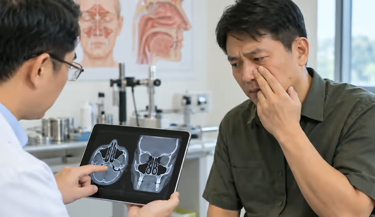 Người bệnh nghẹt mũi kéo dài được bác sĩ tai mũi họng tư vấn