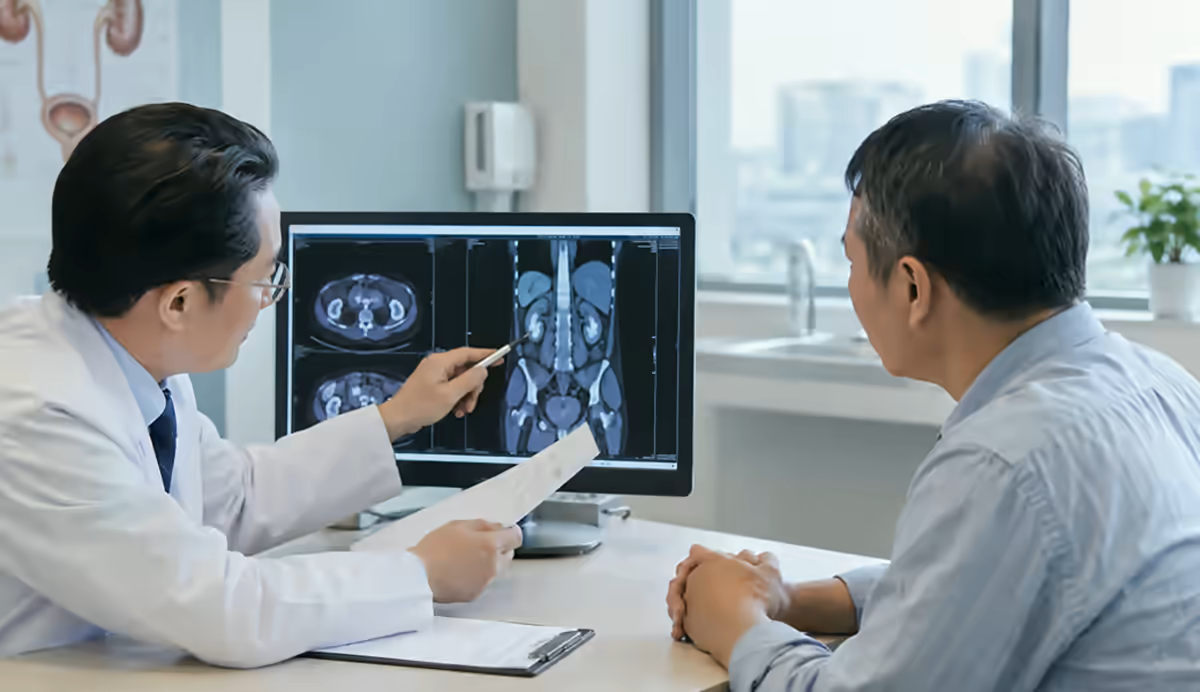 Người bệnh nam được bác sĩ nam khoa tư vấn riêng tư
