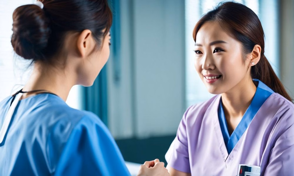 Bác sĩ chuyên khoa tiêu hóa thực hiện quy trình nội soi đại tràng và sinh thiết mô chẩn đoán