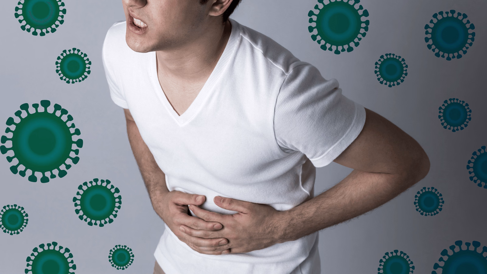 Minh họa các dấu hiệu lâm sàng của bệnh thương hàn bao gồm sốt cao đau đầu và rối loạn tiêu hóa