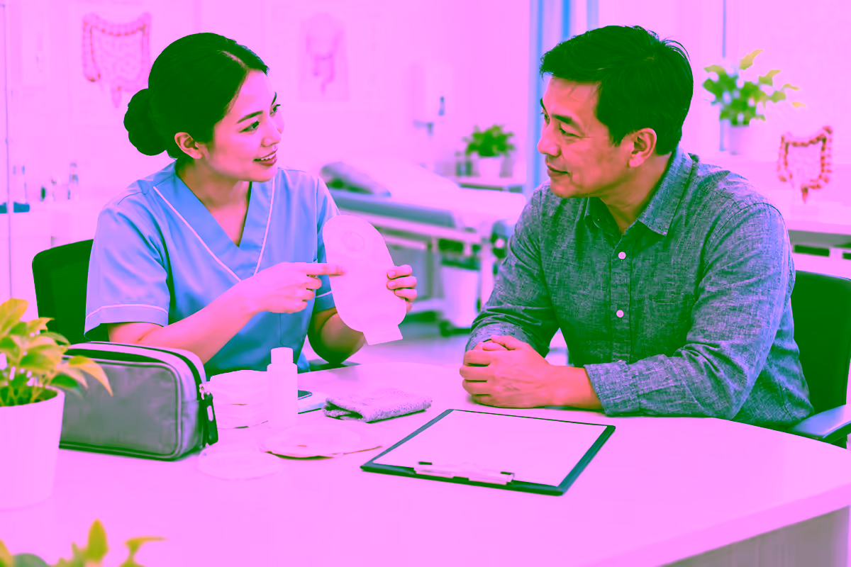 Điều dưỡng hướng dẫn chăm sóc sau đóng hậu môn nhân tạo