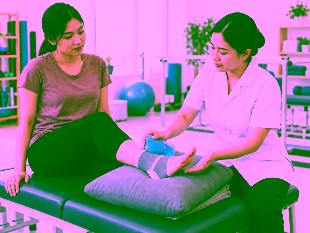 Chuyên gia hướng dẫn xử trí bong gân cổ chân