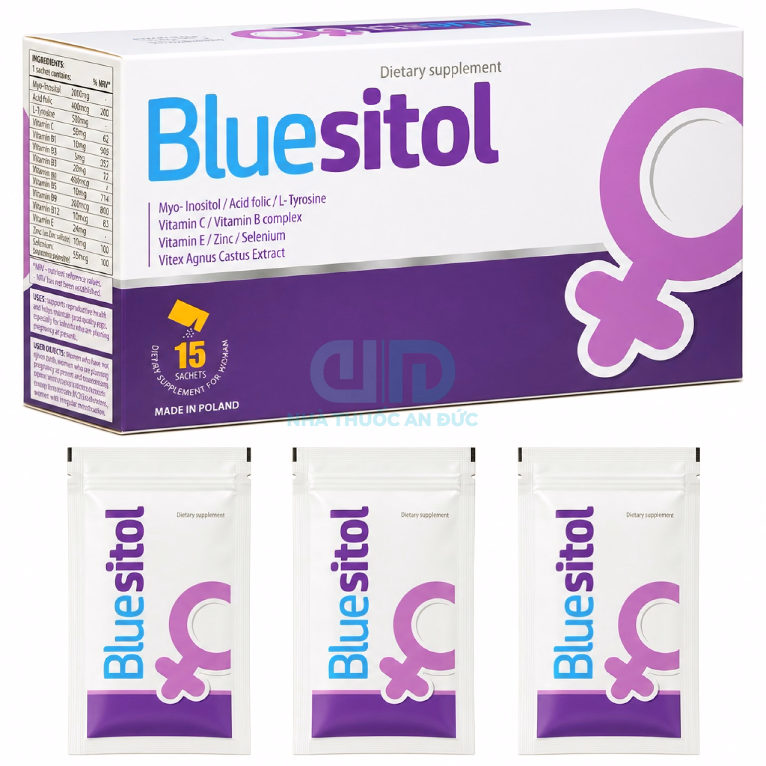 Hộp thực phẩm bảo vệ sức khỏe Bluesitol