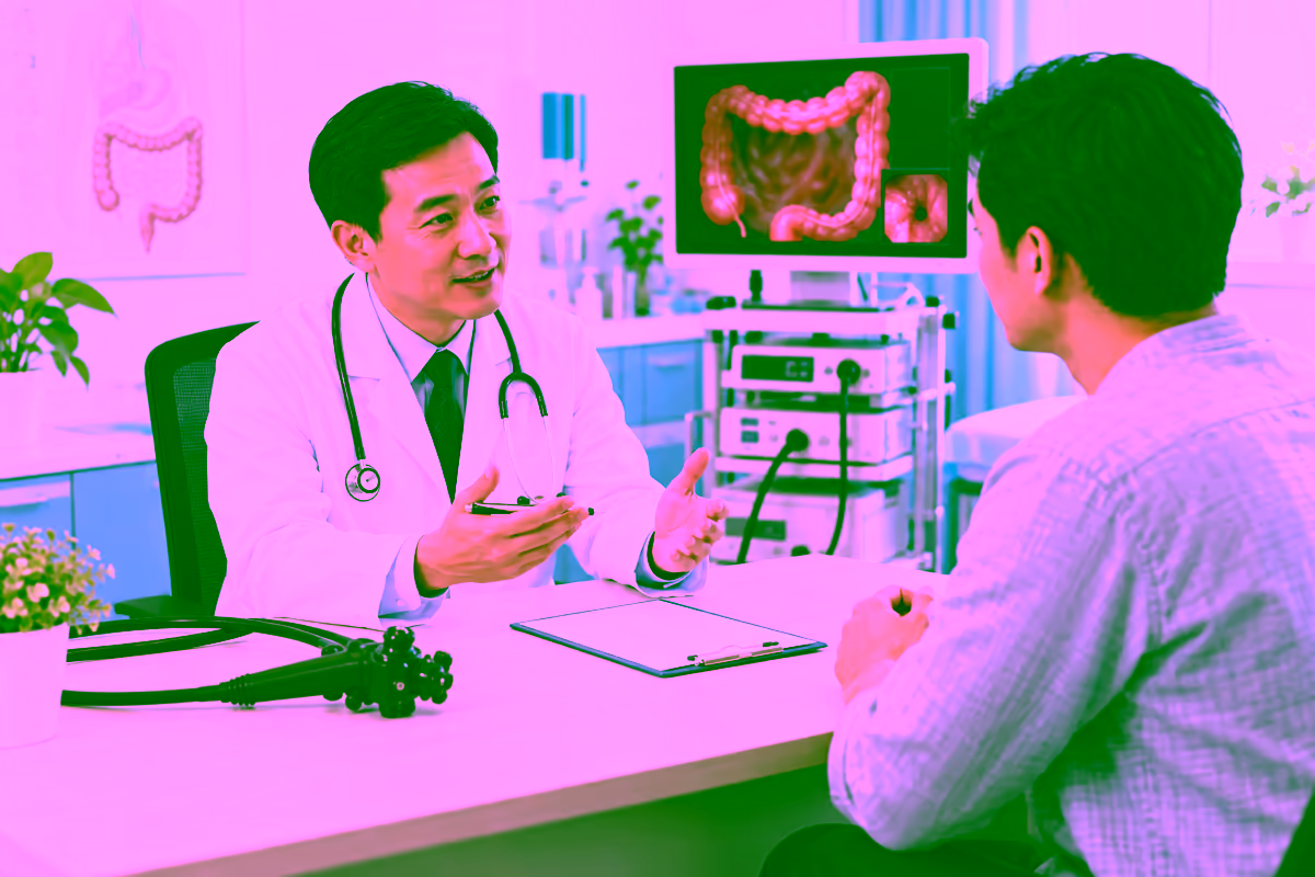 Bác sĩ tư vấn chăm sóc sau cắt polyp đại tràng