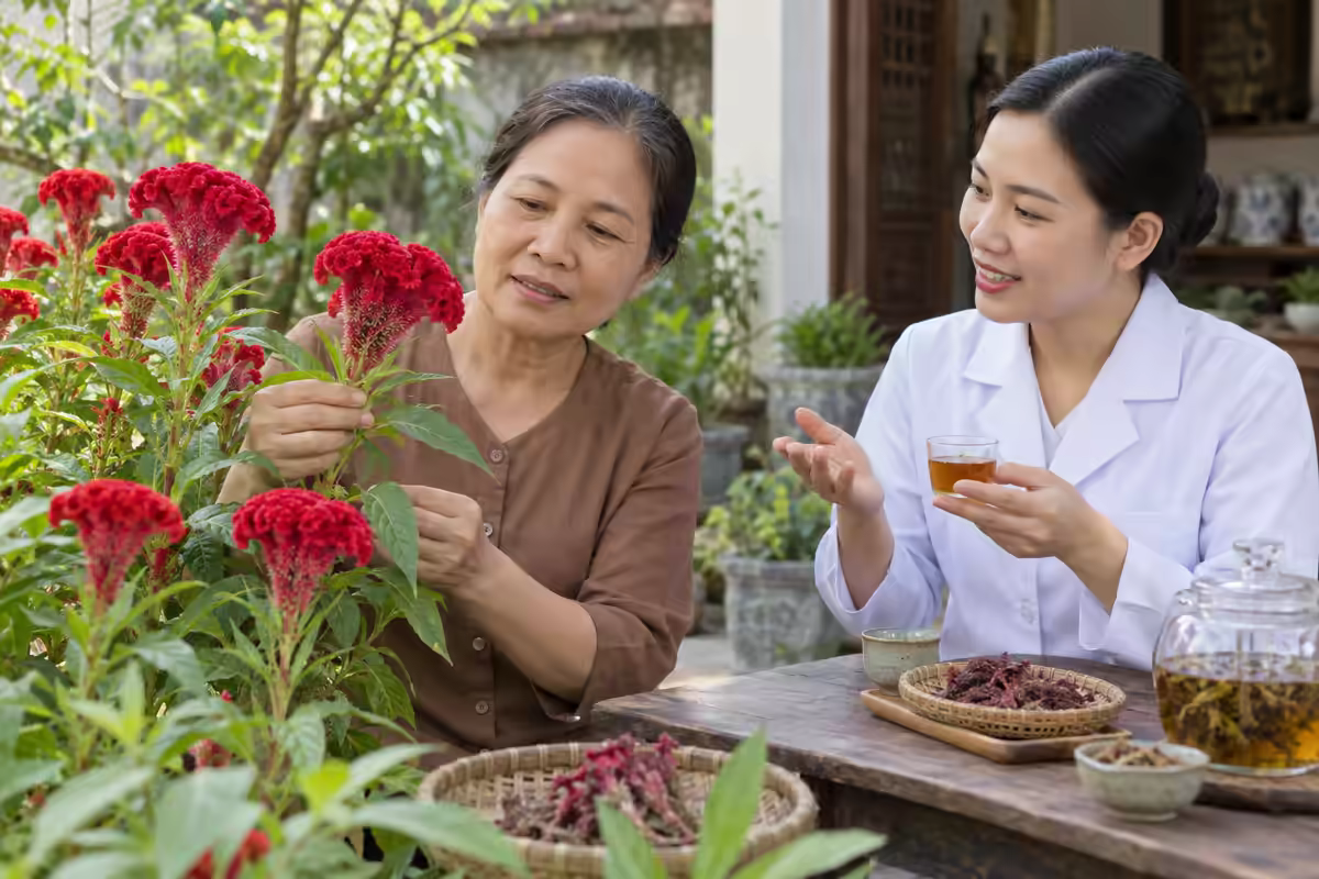 Cây hoa mào gà – dược liệu được nhận diện và tư vấn dùng an toàn