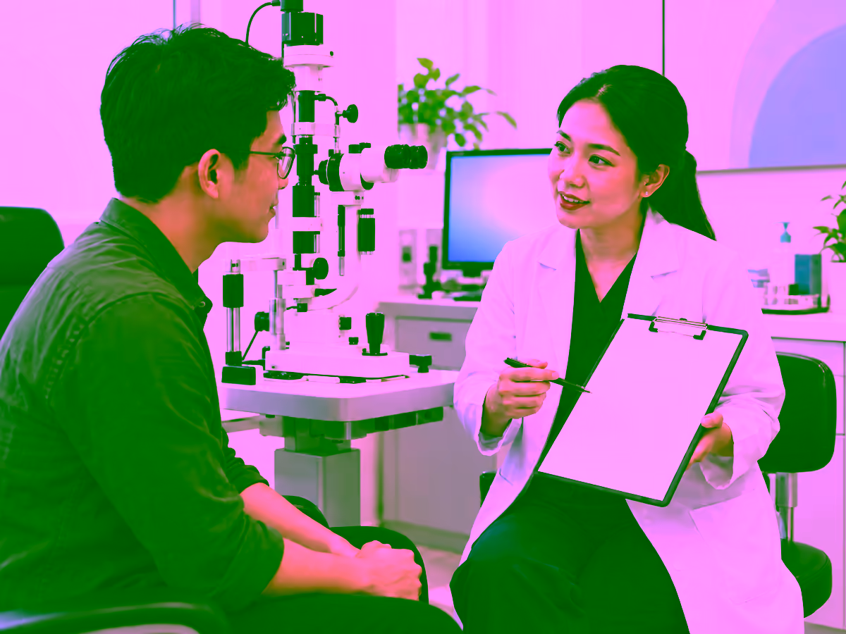 Bác sĩ mắt tư vấn phẫu thuật điều trị cận thị