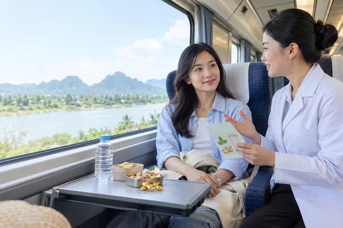 Dược sĩ hướng dẫn cách phòng say xe cho người đi tàu xe