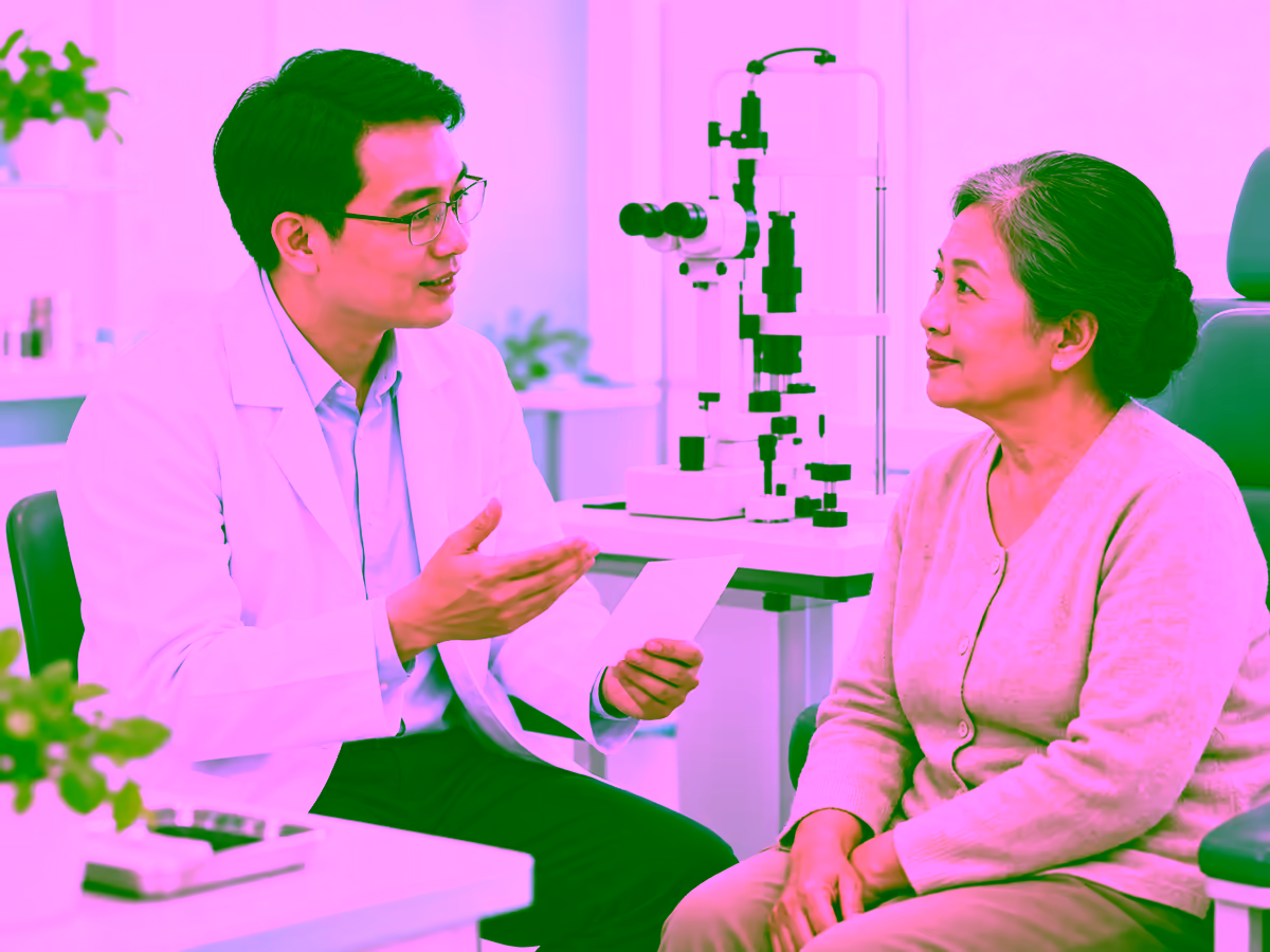 Bác sĩ mắt tư vấn điều trị cườm khô