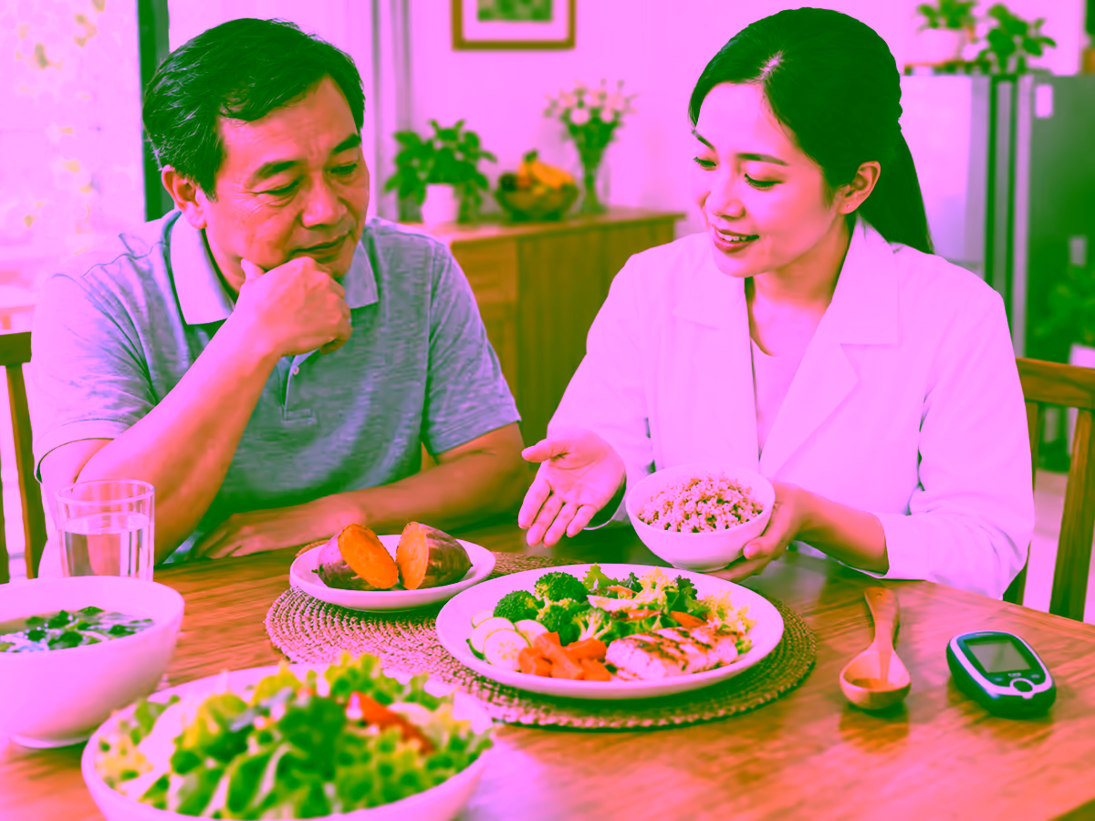 Người bệnh tiểu đường được tư vấn ăn khoai lang thay cơm