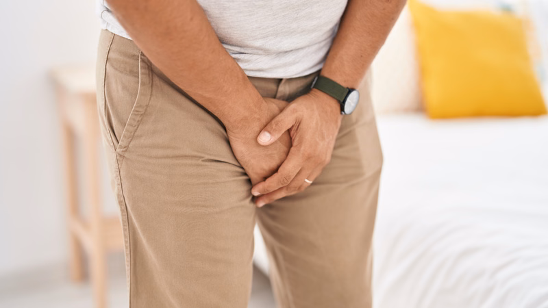 Hình ảnh minh họa cảm giác đau tuyến tiền liệt ở nam giới và vùng chậu