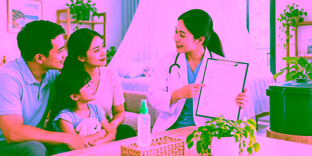Bác sĩ hướng dẫn phòng sốt xuất huyết mùa dịch