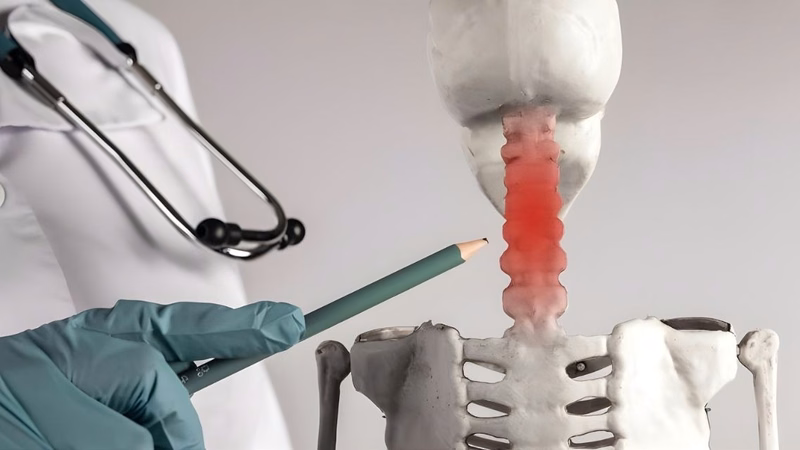 Bác sĩ tư vấn phương pháp điều trị thoát vị đĩa đệm cột sống cổ cho người bệnh