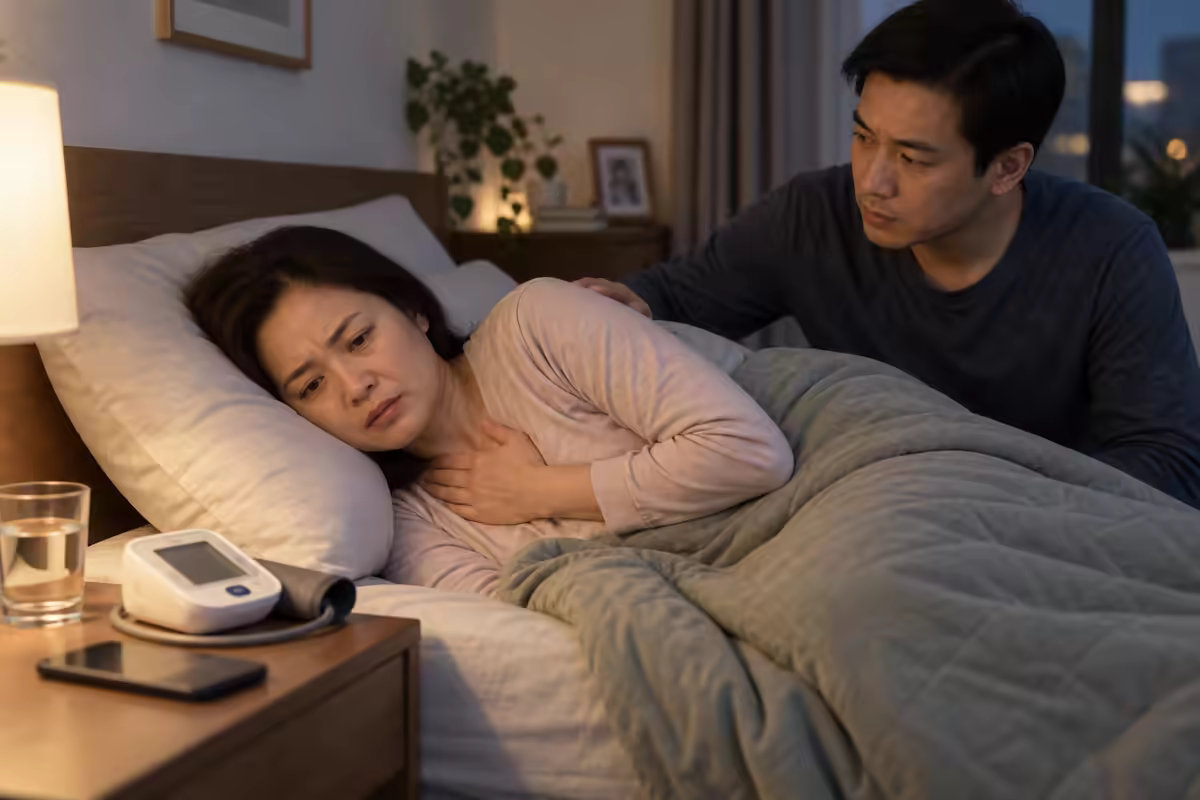 Cảm giác bị ép tim khi nằm nghiêng trái – người bệnh theo dõi triệu chứng tại nhà