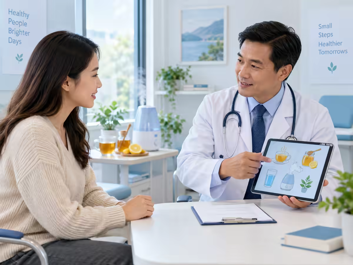 Bác sĩ hướng dẫn giảm đau rát họng tại nhà an toàn