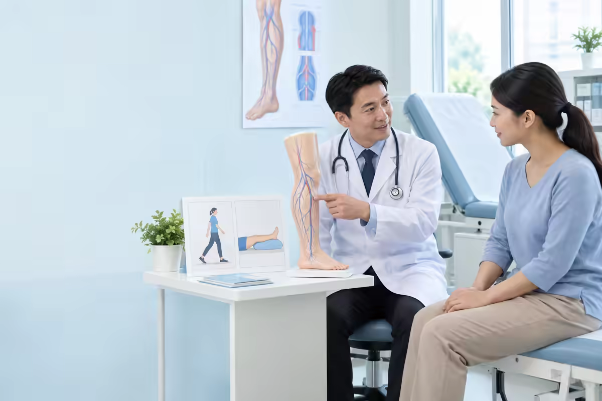 Bác sĩ tư vấn nguyên nhân và cách phòng ngừa giãn tĩnh mạch