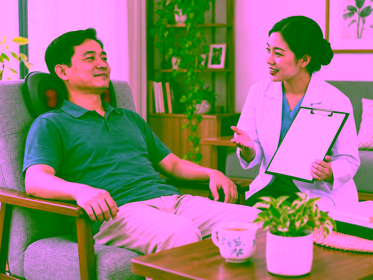 Chuyên gia hướng dẫn sử dụng gối massage hồng ngoại an toàn