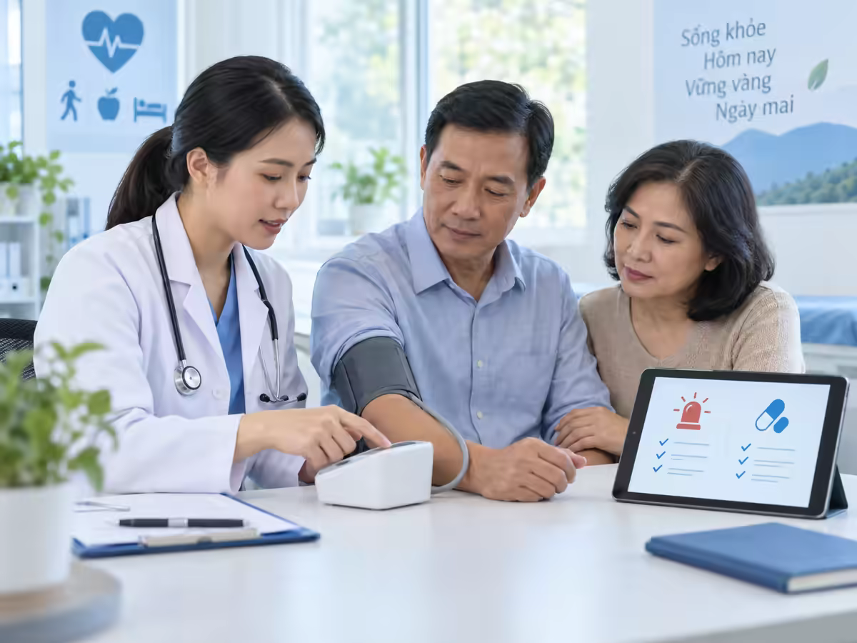 Bác sĩ hướng dẫn xử trí và phòng biến chứng khi huyết áp cao