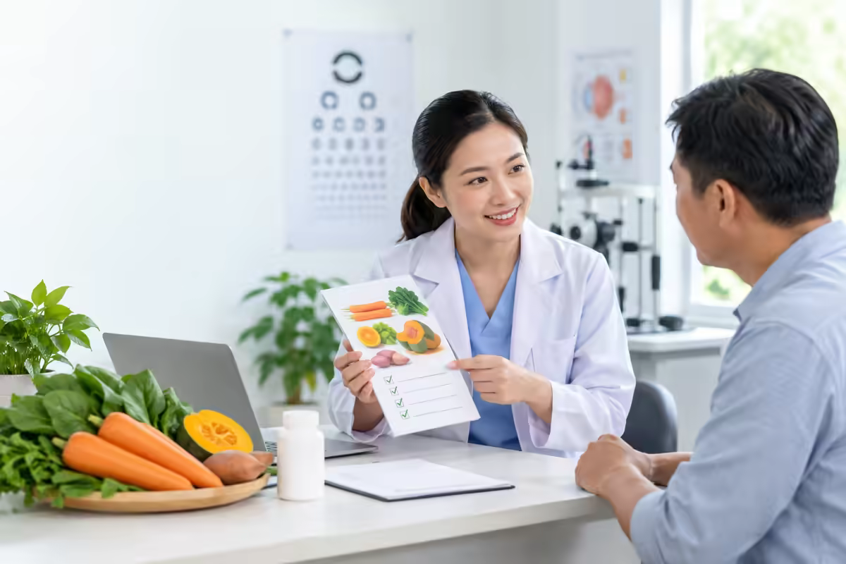 Bác sĩ mắt hướng dẫn nhận biết thiếu vitamin A và bổ sung từ thực phẩm