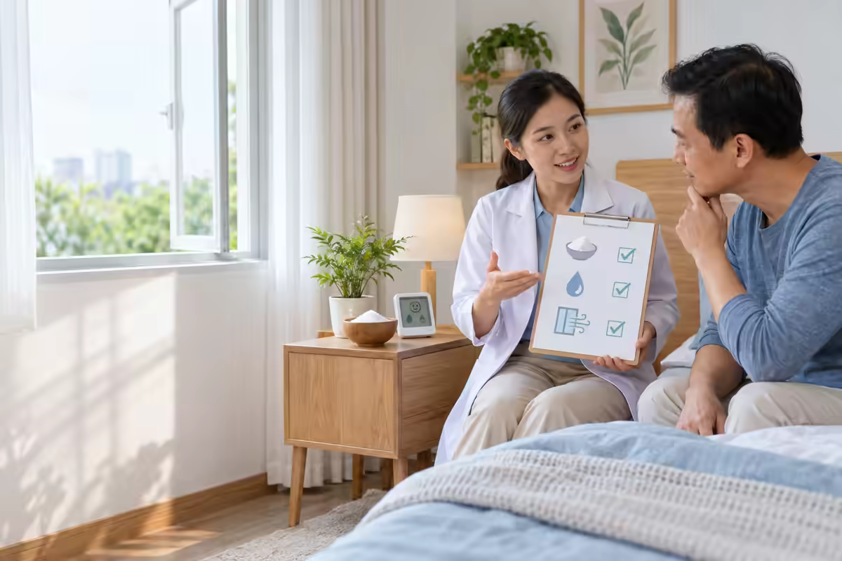Chuyên gia tư vấn tác động thực tế của việc để muối trong phòng ngủ
