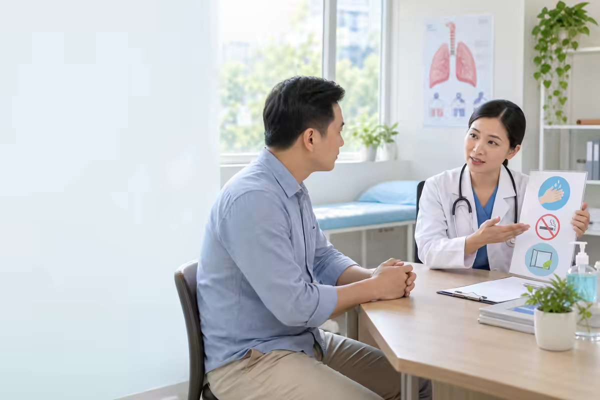 Bác sĩ hướng dẫn phòng ngừa các nguyên nhân gây viêm phế quản