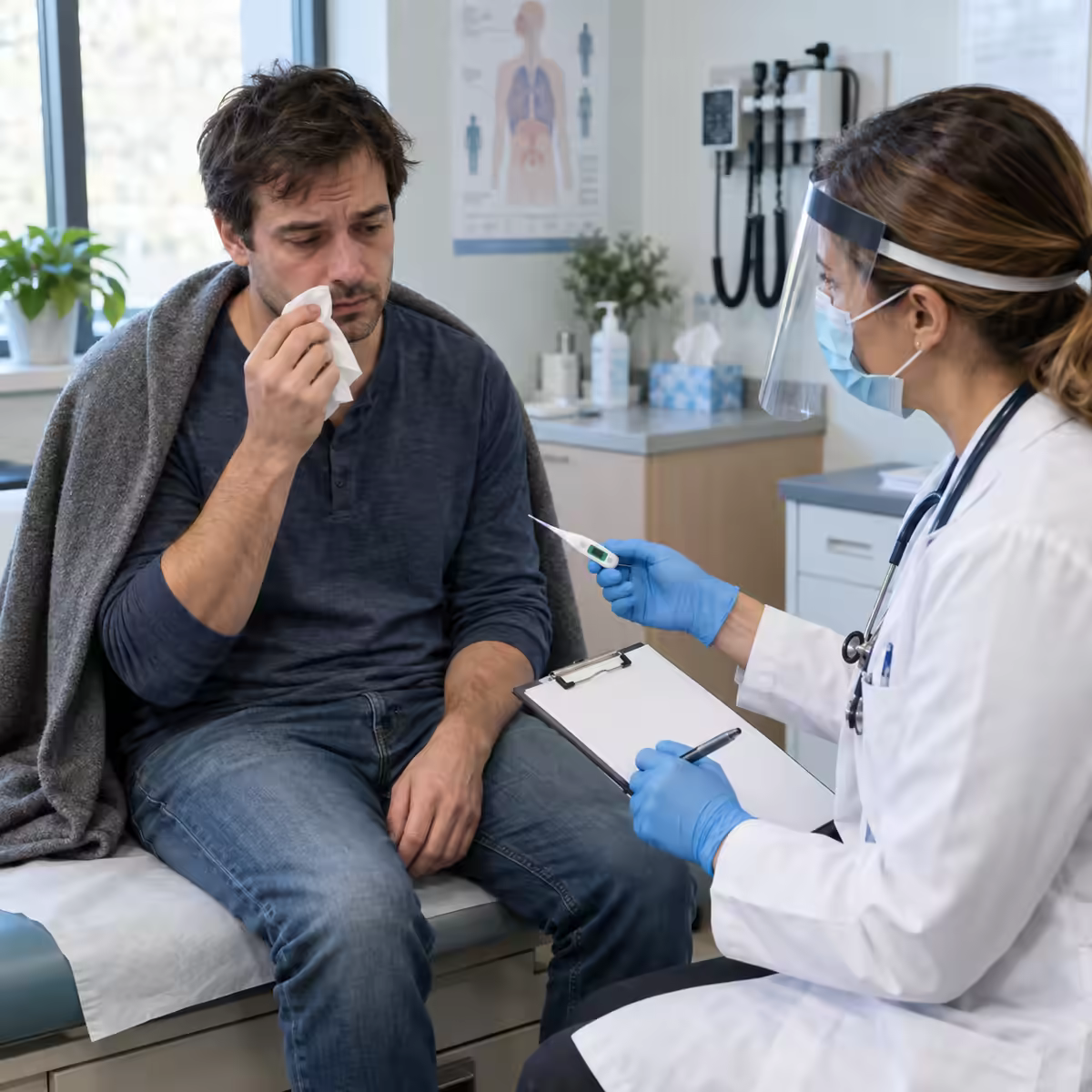 Nhiễm virus Hanta dễ nhầm cảm cúm – người bệnh được kiểm tra tại phòng khám