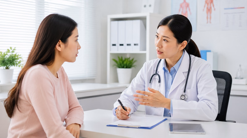 Người bệnh thăm khám chuyên khoa da liễu khi mề đay kéo dài