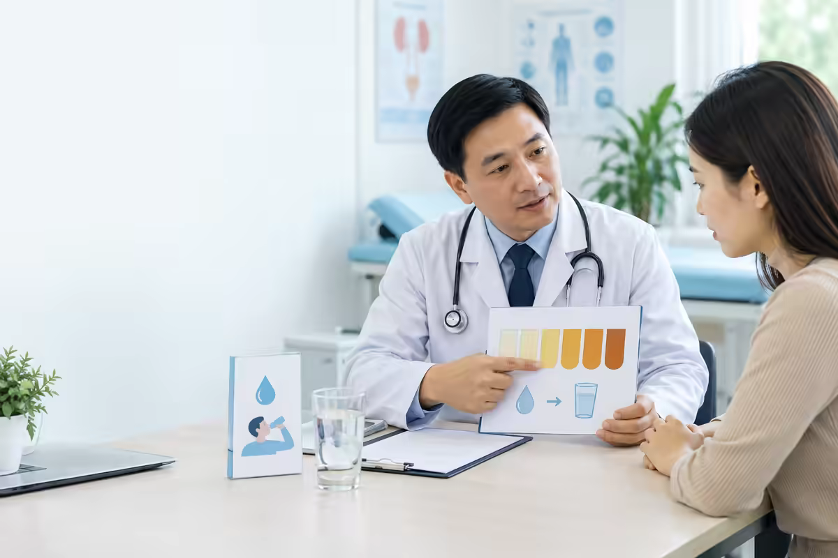 Bác sĩ tư vấn nguyên nhân nước tiểu màu cam và dấu hiệu cần đi khám