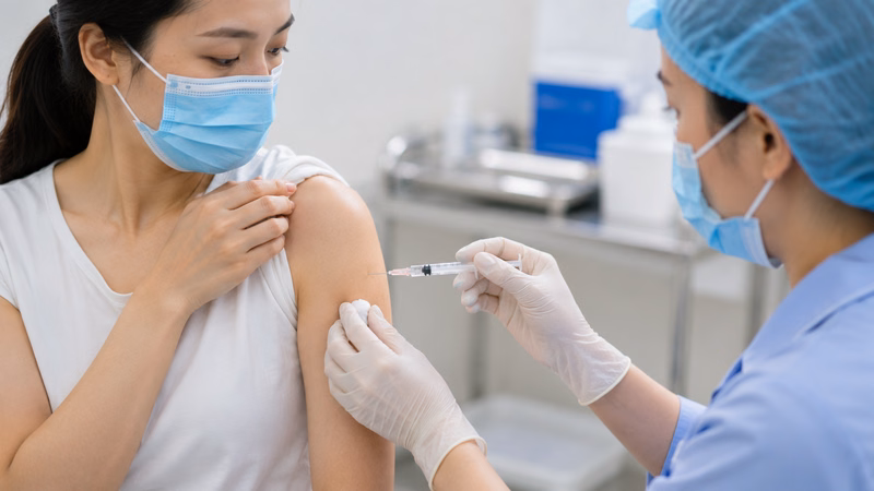 Tiêm vắc xin giúp tăng cường miễn dịch phòng ngừa cúm mùa và COVID-19