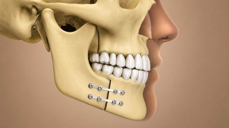 Phẫu thuật khớp cắn ngược can thiệp trực tiếp vào cấu trúc xương hàm giúp điều chỉnh sai lệch
