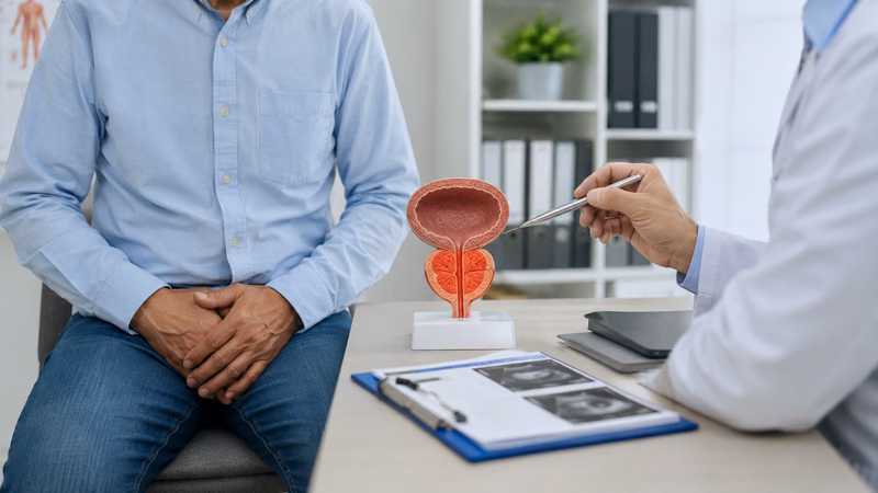 Bác sĩ tư vấn chỉ định phẫu thuật phì đại tuyến tiền liệt cho người bệnh
