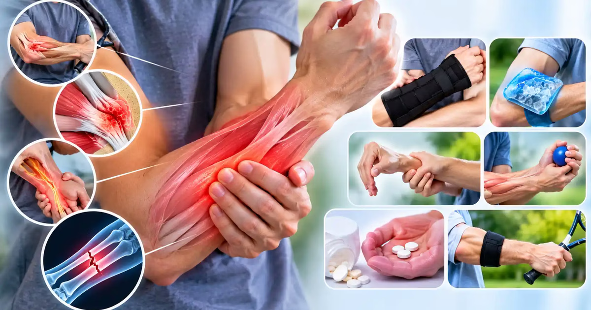 Đau cẳng tay nguyên nhân thường gặp và cách xử trí