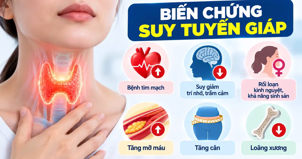 Biến chứng suy tuyến giáp ảnh hưởng đến sức khỏe như thế nào
