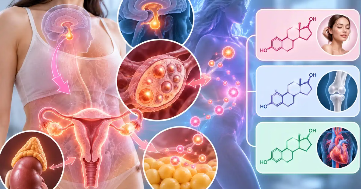 Estrogen được sinh ra ở đâu và gồm những loại chính nào