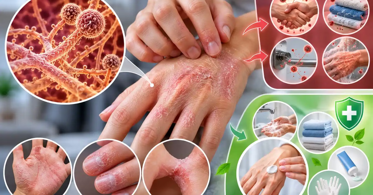 Bệnh nấm da tay: Nguyên nhân, biểu hiện và cách xử trí
