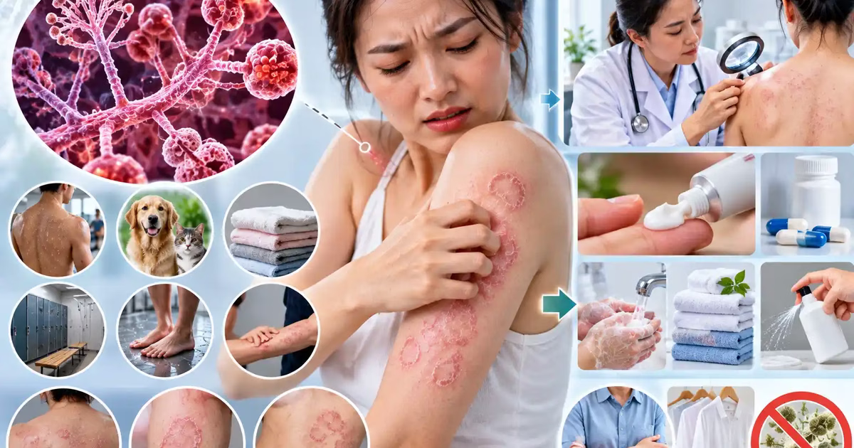 Nguyên nhân gây nấm da toàn thân và các phương pháp xử trí