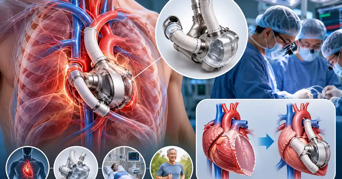 Phẫu thuật cấy ghép tim nhân tạo bán phần và những thông tin cần biết