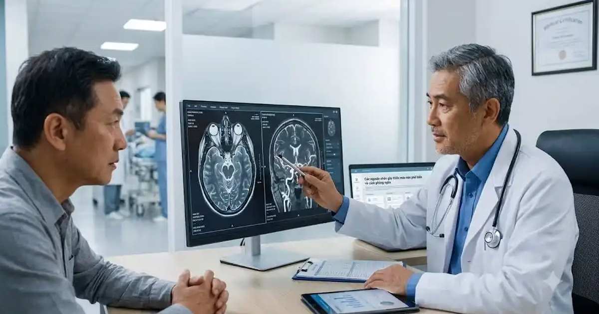 Các nguyên nhân gây thiếu máu não phổ biến và cách phòng ngừa