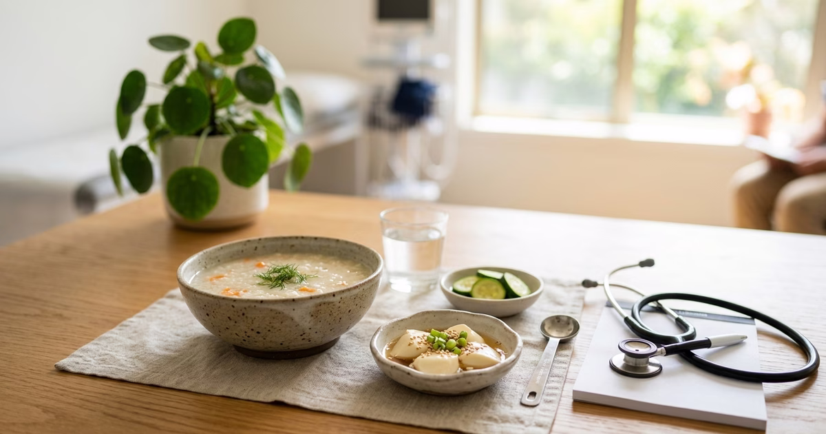 Thực đơn dinh dưỡng mềm dễ tiêu hoá cho người ung thư dạ dày