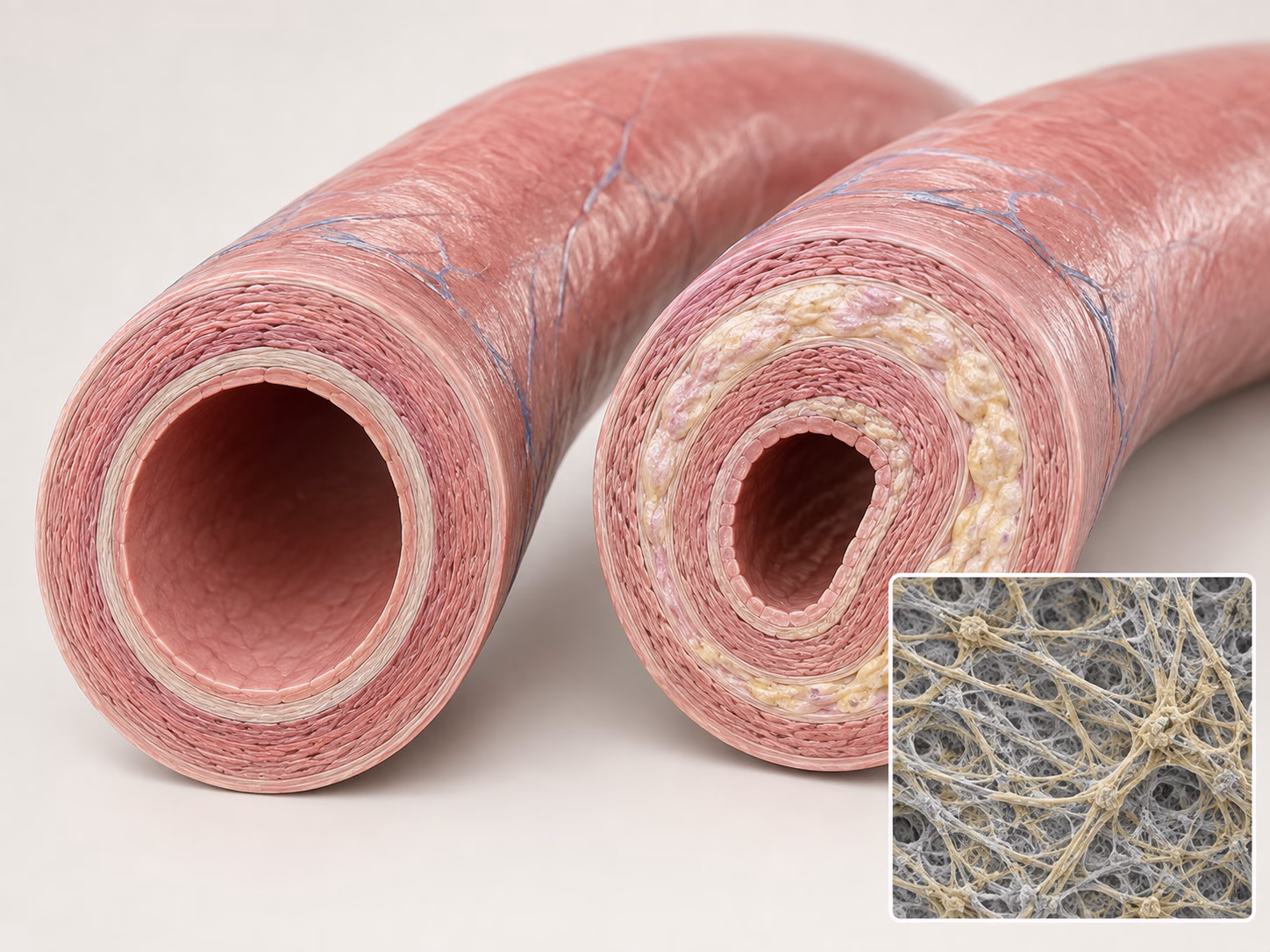 Mô hình thành mạch 3D chân thực với lắng đọng amyloid làm hẹp lòng mạch