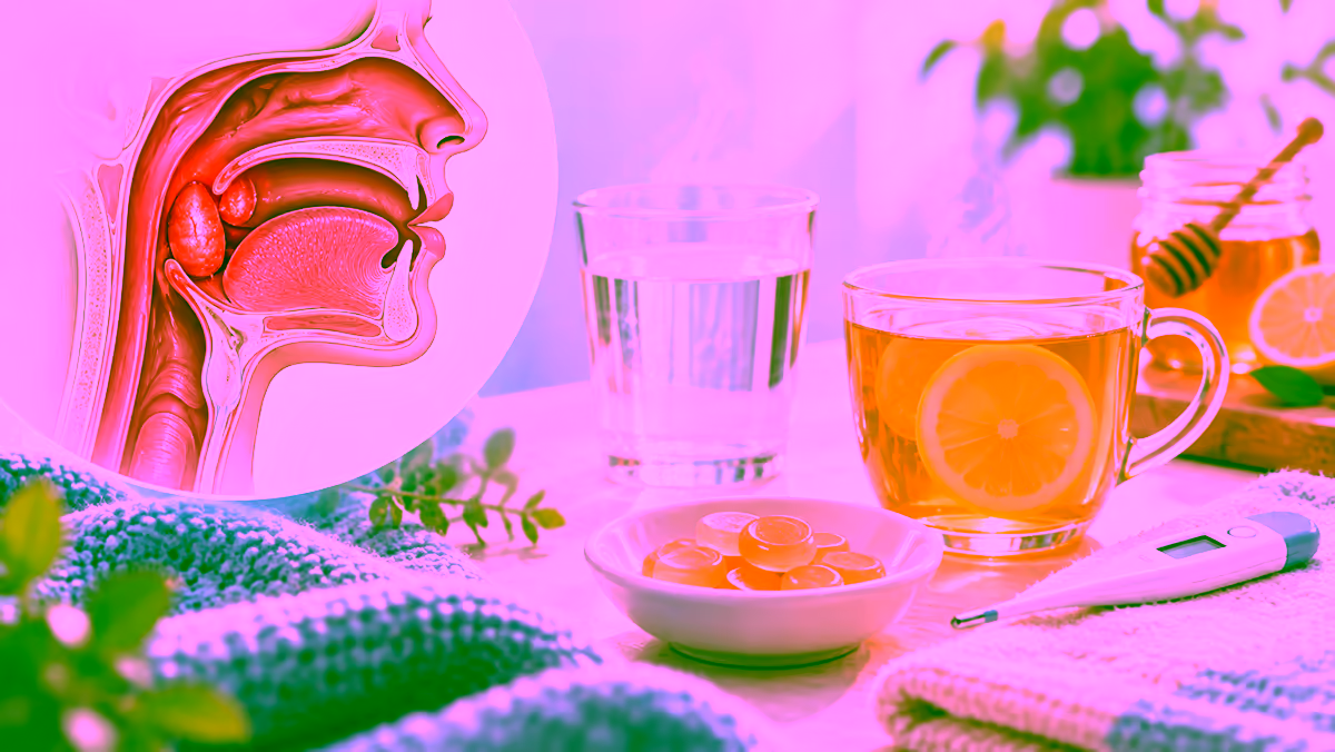 Sơ đồ họng và các biện pháp làm dịu rát cổ họng
