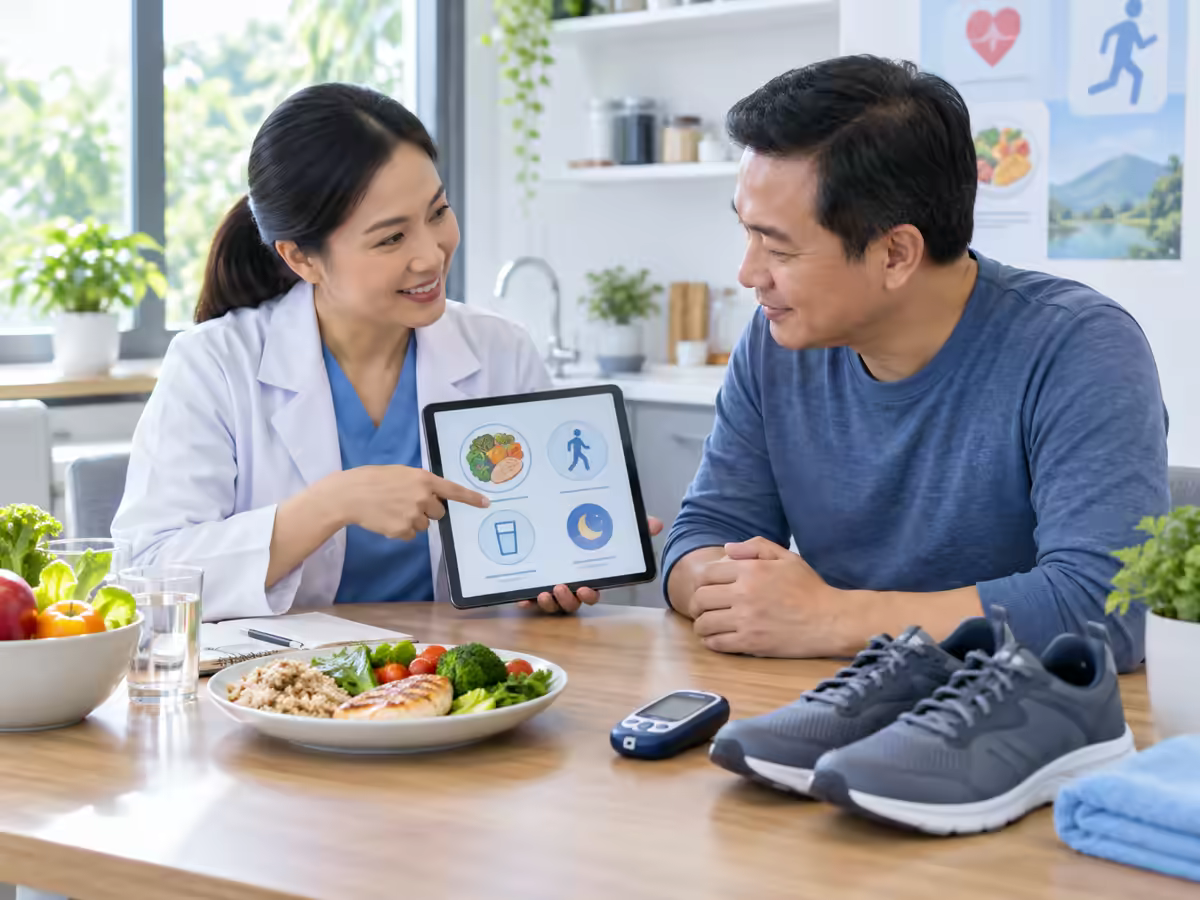 Chuyên gia hướng dẫn lối sống và kiểm soát đường huyết cho người đái tháo đường