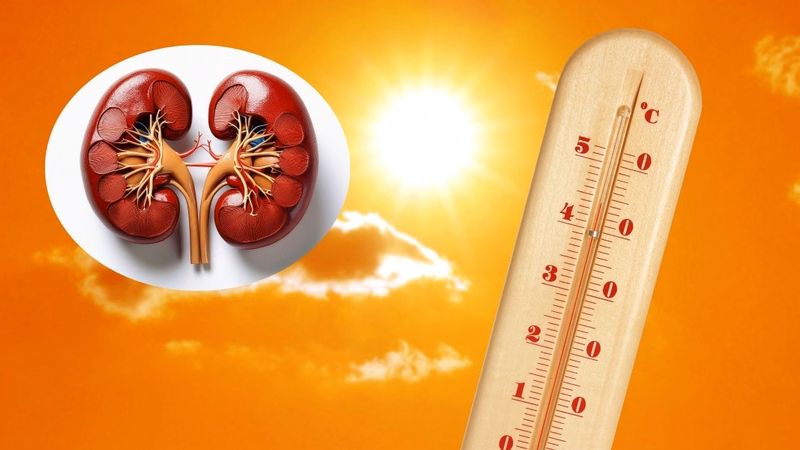 Tác động của thời tiết nắng nóng đến hoạt động lọc máu và cân bằng dịch của thận