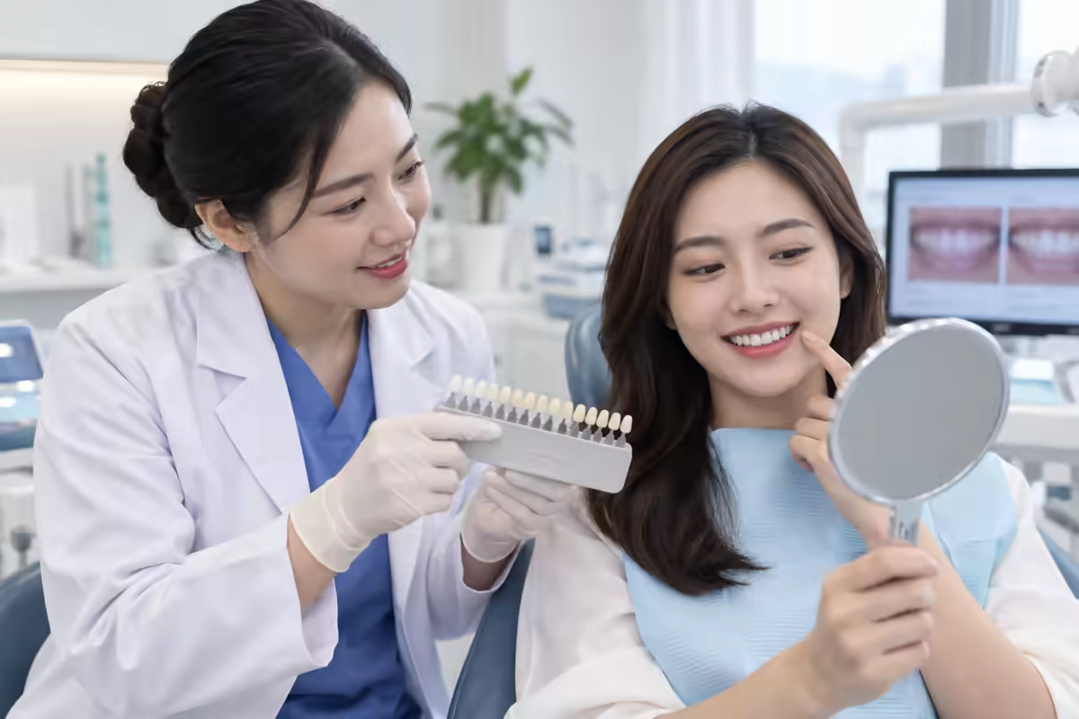 Tẩy trắng răng – người bệnh được nha sĩ tư vấn bảo vệ men răng