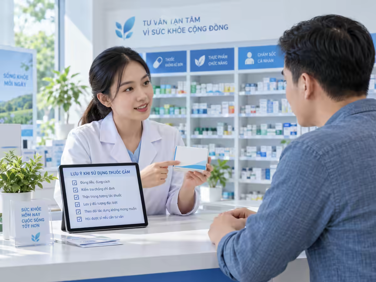 Dược sĩ hướng dẫn lưu ý khi uống thuốc Ameflu