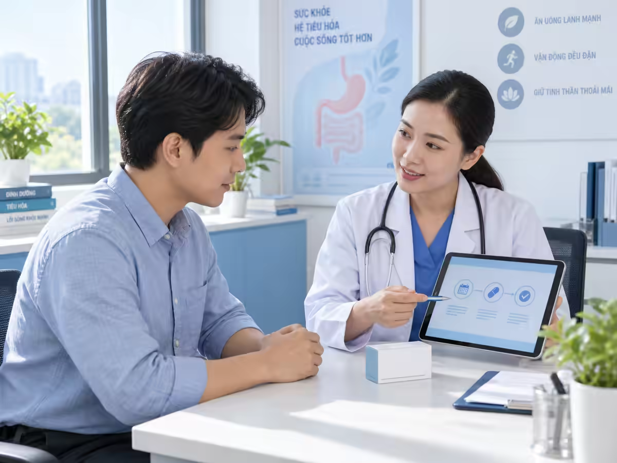 Dược sĩ tư vấn thời gian dùng thuốc trào ngược dạ dày