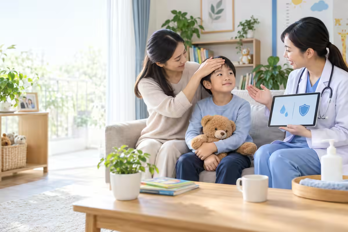 Bác sĩ hướng dẫn phụ huynh chăm sóc và phòng lây thủy đậu cho trẻ